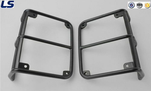 Powder Coated Black Tail Lamp Cover for Jeep Wrangler Jk