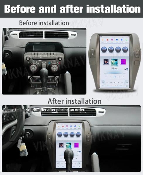 12.1 Inch 8 Core Head Unit For 2010-2015 Chevrolet Camaro GPS Navigation Multimedia Player  Android Wireless Carplay 4G