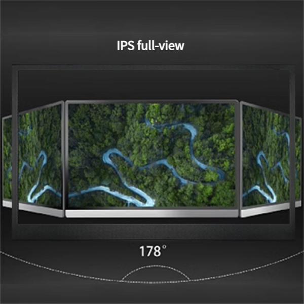 15.6-Inch Industrial-Grade Metal Touchscreen Display Full HD 1920x1080 IPS Panel with 10-Point Capacitive Touch