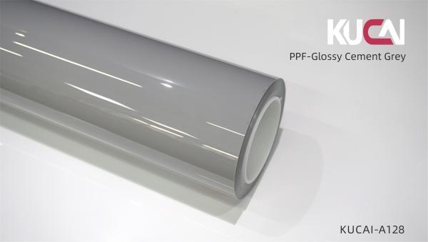 Anti-incrustante Cimento Brilhante Cinza Ppf Cor Rolo Rolo de proteção de tinta para carros