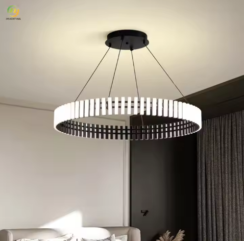 JYLIGHTING Nordic Modern Creative LED Light Art Restaurant Light Luxury Hotel Lobby Round Modern Pendant Light
