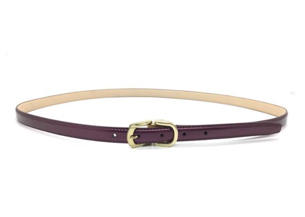 Fashion Thin Leather Belts/Women's Fashion Belt  18mm Wide Solid Color