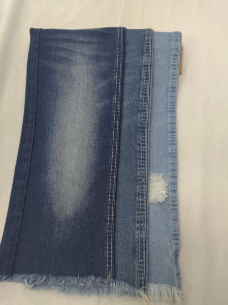 11.5oz Breathable Cotton Rayon Polyester DARK INDIGO 180cm Non stretch Denim fabric 10x7 JSD3076-1