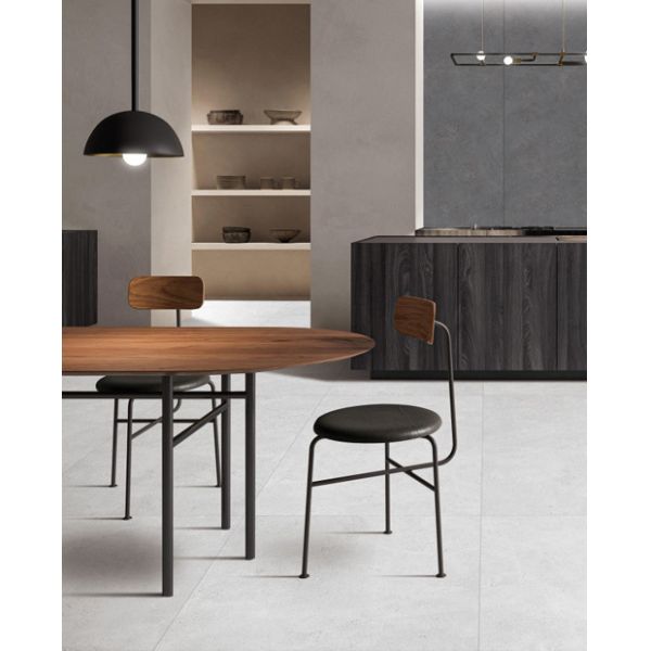 Серый цвет плиток пола выглядеть цемента поливы R9 цифров керамический темный