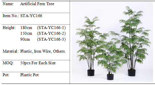 Сочные искусственные заводы папоротника, пластиковый папоротник засаживают УЛЬТРАФИОЛЕТОВЫЙ защищенный крепкий освежать шикарный