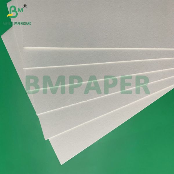 0.4mm 0.9mm Bleached White Beermat Coaster Board Offset Printing Cardboard
