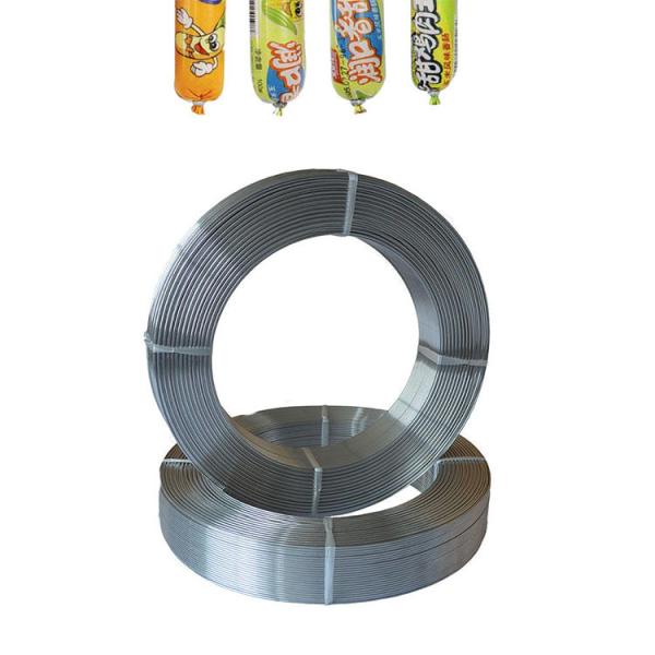 2024 Novos clipes para salsichas de alumínio 2.55kg/rolo 2.97kg/rolo