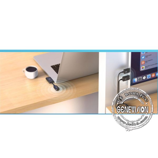 Беспроводное совместное использование экрана USB C с HDMI Dongle Miracast Tool для сенсорного экрана Smart Board TV Monitor