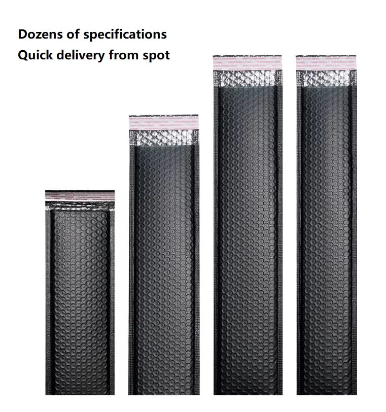 Long Black Bubble Bag Batch Frosted Co-extruded Bubble Envelope Express Bag Bubble Bag