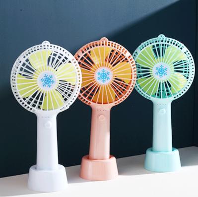 Kingda Portable Desktop Fan Led Light for Drop Temperature ROHS certificate