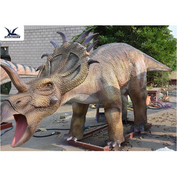 Realistic Full Size Dinosaur Models , Garden Artificial Life Size Dinosaur Models