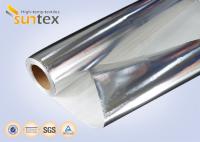 le tissu de papier d'aluminium de 0.4mm a aluminisé le tissu ignifuge de fibre de verre de matériel de tissu/isolation thermique