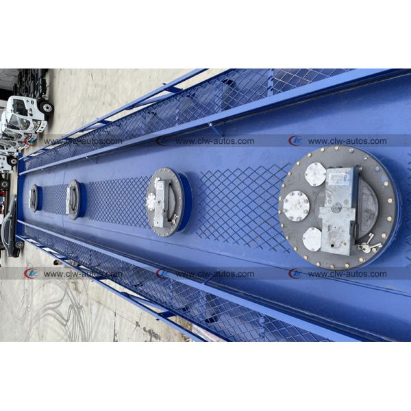 CCC 42CBM Air Suspension Fuel Tanker Trailer With 6 Compartments