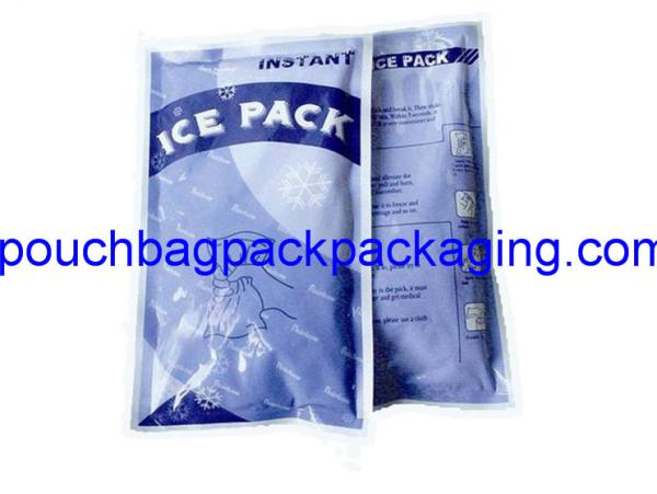 Ice pack bag, high quality plastic bag for ice and gal, 138 microns