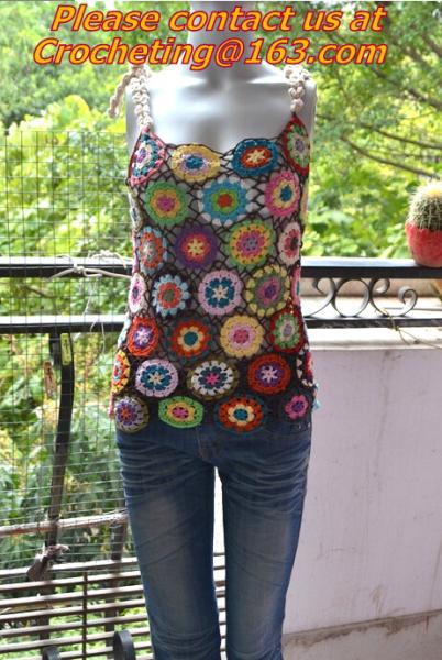 womens crochet tops feminino women hem tassel sexy tanks top croche new desigual knit vest