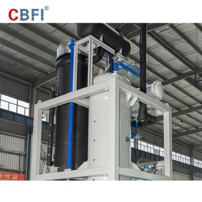 Cor azul ou amarela de poupança de energia da planta de gelo da máquina do tubo do gelo/tubo