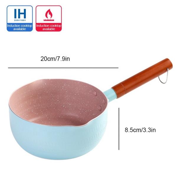 Cooking Kitchen Sauce Pans Maifan Stone Milk Pot Aluminum Non Stick With Handle