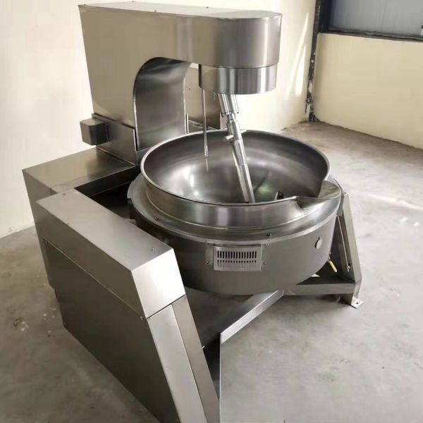 Jacketed Steam Kettle Food Cooking Mixer Machine Easy Operate Cooking Equipment for Red