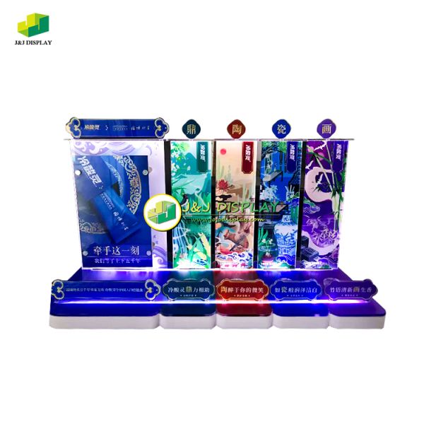 Custom Toothpaste Display Plastic Acrylic Stand Lightweight
