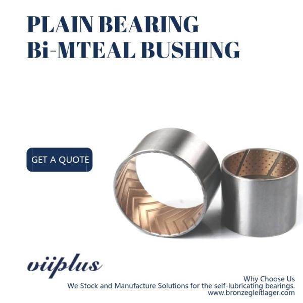 Bimetal Bushing 800 Throttle Lever & Valve Bimetal Bearing Bushes Tin Bronze Lead Alloy With Antifrication Overlay