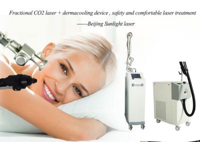Professional Derma Cooler Skin Cooling Machine White Color Gray  With Two Tips