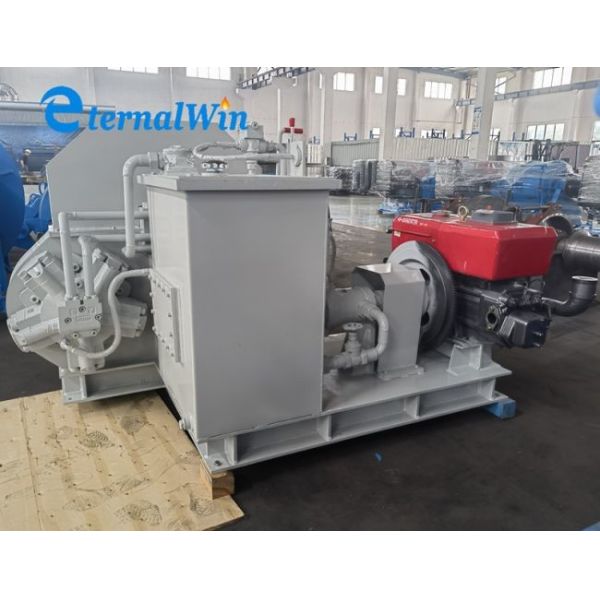 Motor diesel marino hidráulico de anclaje cigano único Ventana de 34 mm Cadena