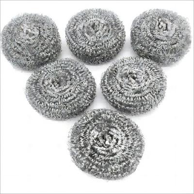 Sturdy Stainless Steel Wire Ball Round High Durability Stainless Steel Scourers