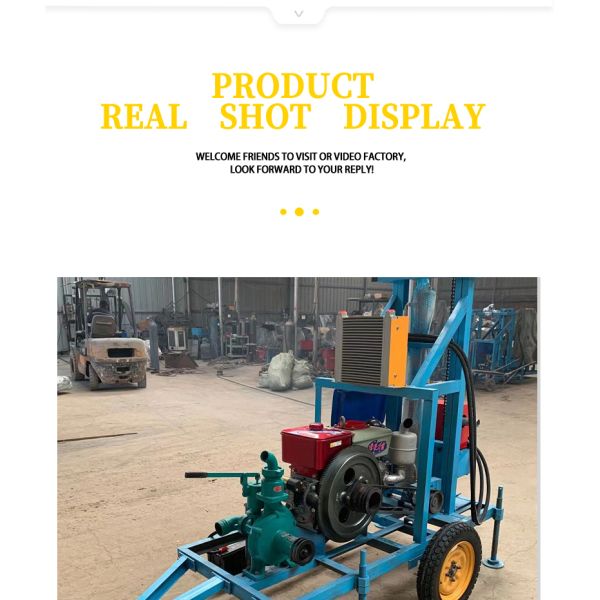 Mini Portable Water Well Drilling 550 KG Small Rock Drill Machine for Max.180 m