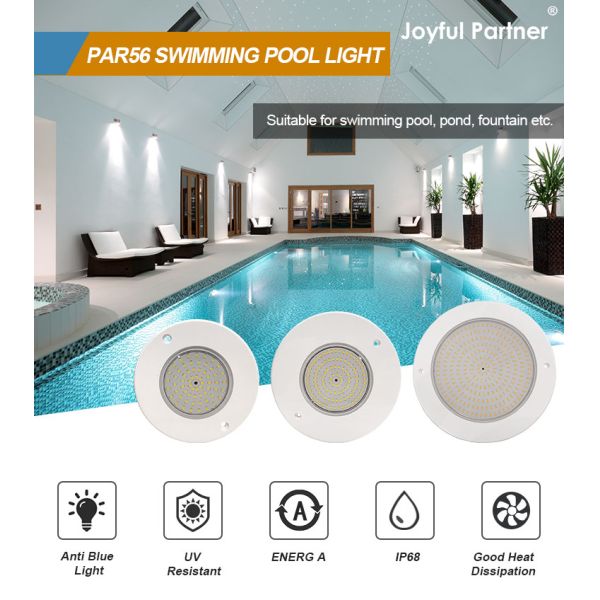 6W LED PAR56 бассейнный свет Ультра тонкий ПК материал Стенный монтаж бассейнные огни