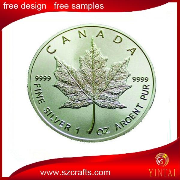 Excellent Physical Feathercoin coin 1oz gold plated Souvenir medal for sale