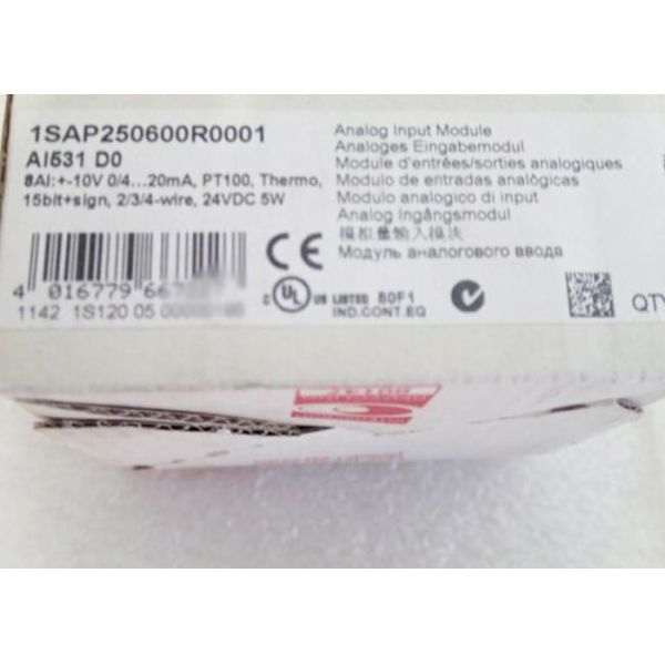 1SAP250600R0001 AI531 AC500 Programmable Logic Controllers PLC Module