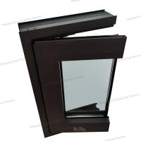 Perfil de alumínio da porta da isolação térmica do sistema Windows do balcão Windproof