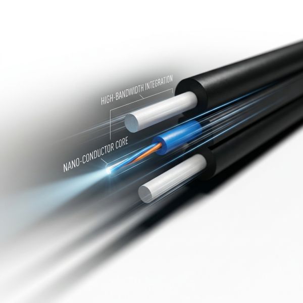 Flat Wire Shape Indoor Fiber Optic Cable 4 6 8 12 Core for Data Centers and Office Networks