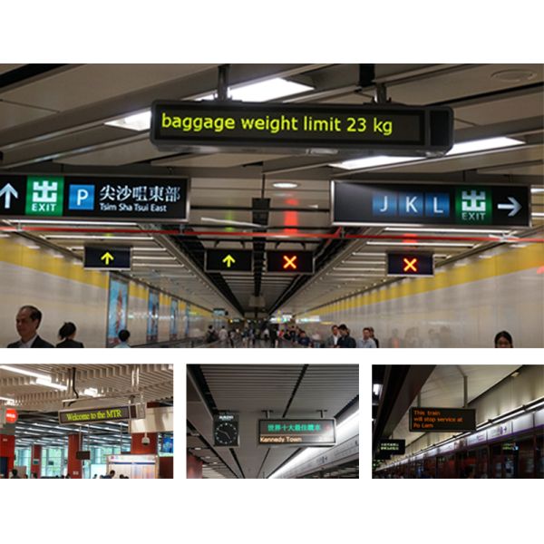 Польза железнодорожной станции метро информационного дисплея пассажира СИД EN12966