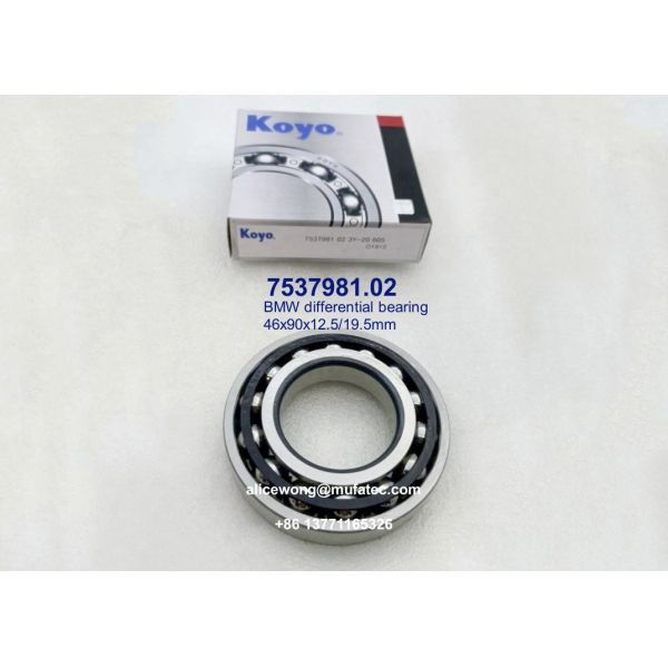 7537981 7537981.02 F-234976.06.SKL BMW differential ball bearings double row ball bearings 46*90*19.5mm