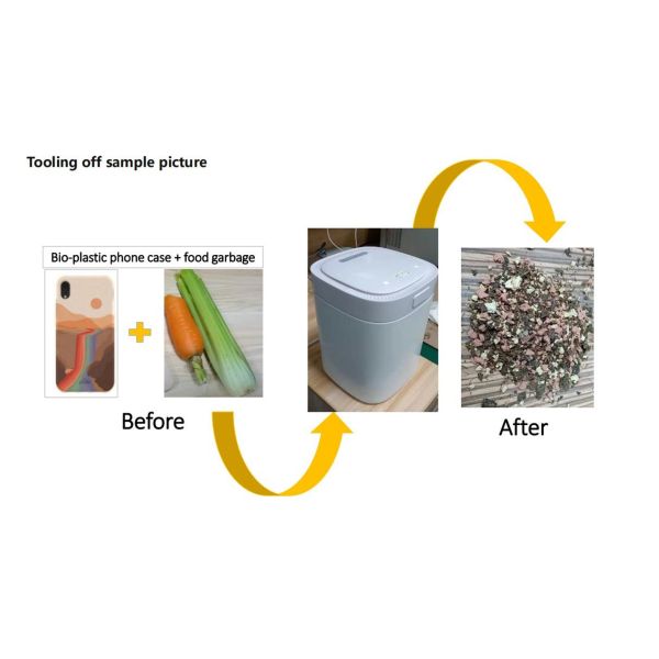Metal Grinding Chamber Electric Kitchen Compost Bin for Household Food Waste Disposal