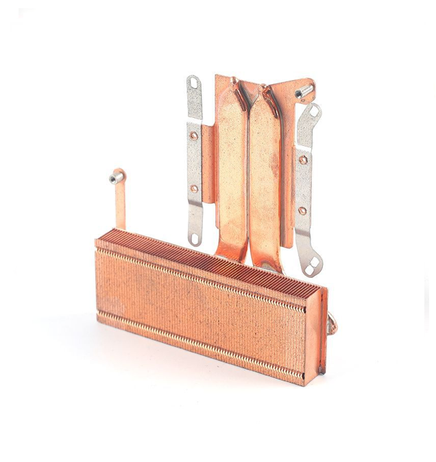 Full Copper Heat Pipe Heatsink, Mini PC All Copper Fin Radiator, Industrial Integrated Machine Cooling Module Customization