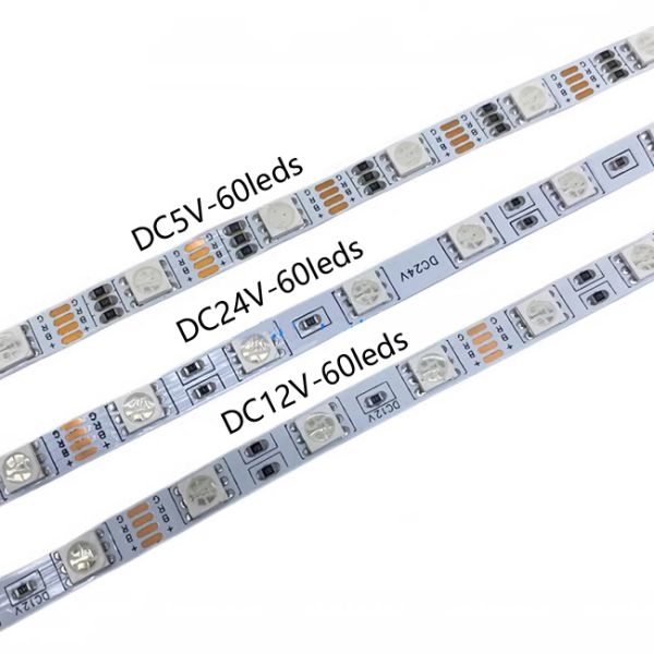 Ultra Narrow LED Strip Light , 24V SMD 3535 LED Strip Color Changing