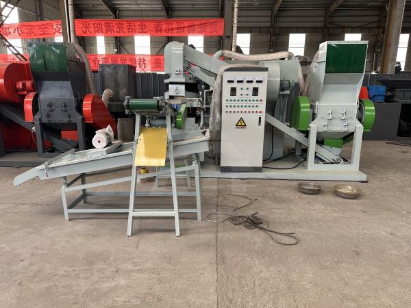 Scrap Copper Wire Recycling Machine Copper Radiator Scrap Copper Wire Granulator and Separator