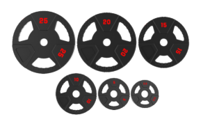 2.5кг - плиты веса 20кг, красочный логотип запасных частей спортзала ПУ материальный доступный