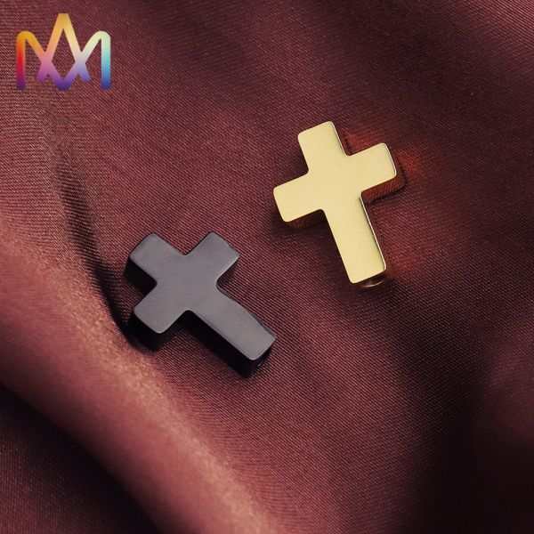 Hypoallergenic 15x20MM SS Cross Pendant For Men'S Necklace