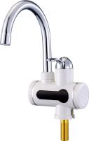 Bathroom IPX4 Instant Digital Electric Hot Water Tap 360 Degree Rotating