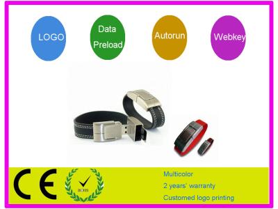 Fábrica grande de memoria USB de cuero con alto la calidad AT-030D