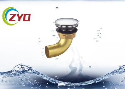 Brass Bathroom Bathtub Sink Drain Pipe Pop Up Drainage Waste Pipe