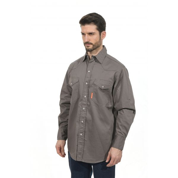 Рубашки CN88 12 рукава HRC2 FR полные для безопасности людей сваривая 7.5oz