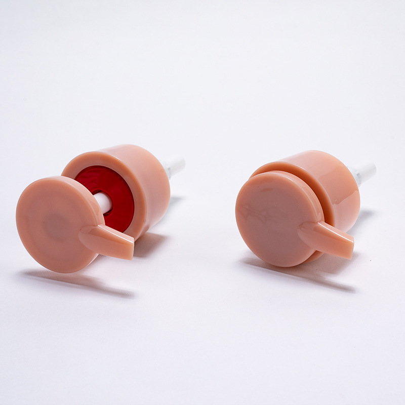 Customized Colour 4CC Screw Lock Black Lotion Pump for Shampoo Bottle  33/410  pink Lotion Pump