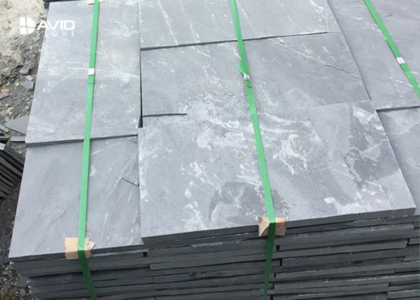 Non Slip Natural Slate Stone Tiles, Grey Slate Paving tile China factory