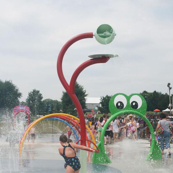 Customized Water Park Splash Pad OEM Garden Water Play Equipment