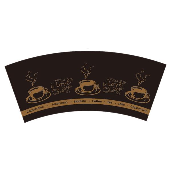 Matéria prima 100% do copo de papel do Virgin do produto comestível para o copo de café