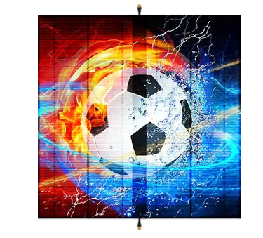 YUYI P3.91-7.82 High Transparency Lightweight and Durable Low Power Consumption Transparent LED Screen for Indoor Applications